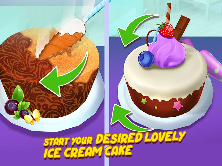 #2. Cake Baking Games : Bakery 3D (Android) By: Taprix