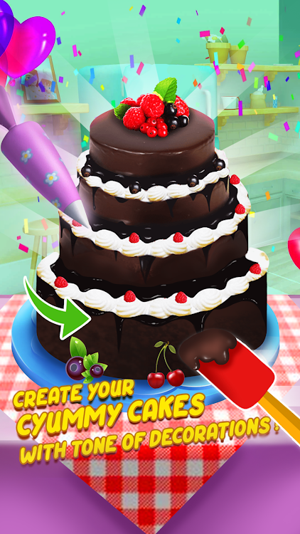 #1. Cake Baking Games : Bakery 3D (Android) By: Taprix