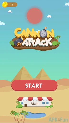 Cannon Attack Screenshot Image