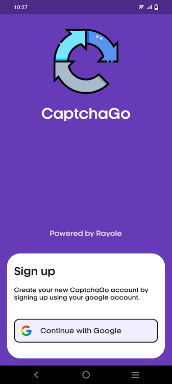 #1. CaptchaGo (Android) By: Rayole Opinion