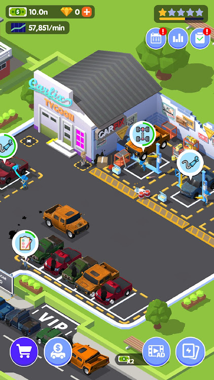 #5. Car Fix Tycoon (Android) By: Weplay Studio