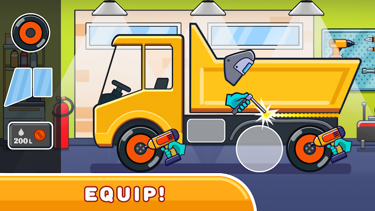 #1. Car & Games for kids building (Android) By: GoKids! publishing