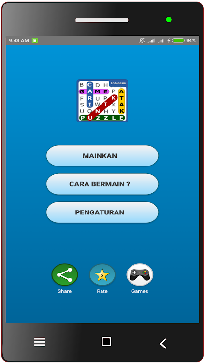 #1. Cari Kata Indonesia 2024 (Android) By: Strukturkode Studio