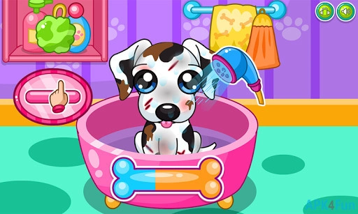 Caring for Puppy Salon Screenshot Image