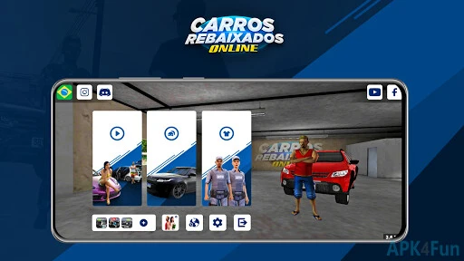 Carros Rebaixados Online Screenshot Image