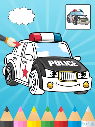 Cars Coloring Pages Screenshot Image