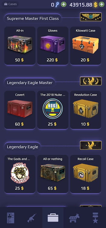 #2. Case Royale cs2 and csgo cases (Android) By: Case opener simulator