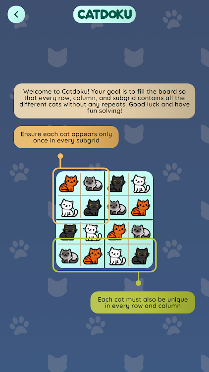 #1. Catdoku - Sudoku with cats (Android) By: White Squirrel