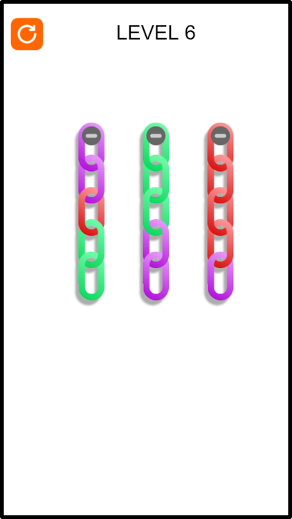 #1. Chain Color Sort (Android) By: Stelennnn