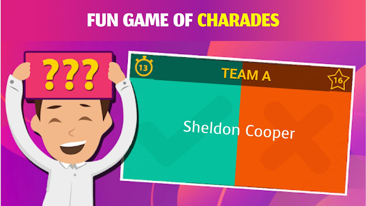 #1. Charades - Fun Party Game (Android) By: AHB Games