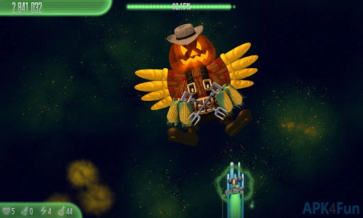 Chicken Invaders 5 Halloween Screenshot Image