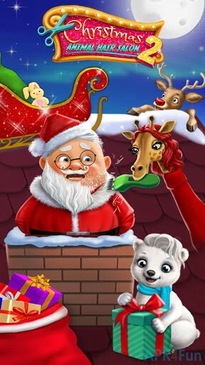 Christmas Animal Hair Salon 2 Screenshot Image