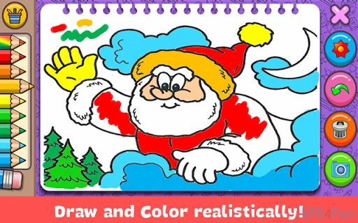 Christmas Coloring Book Screenshot Image