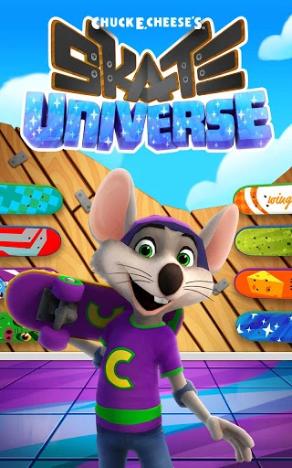 Chuck E.'s Skate Universe Screenshot Image