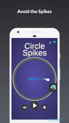 Circle Spikes Screenshot Image