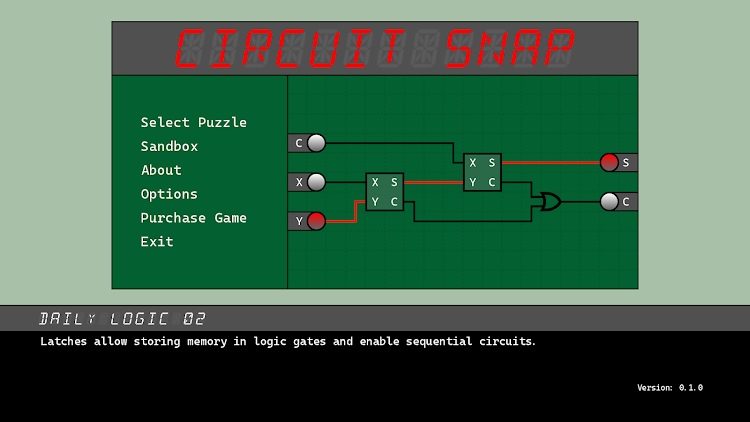 #1. Circuit Snap (Android) By: Bit Flip Productions