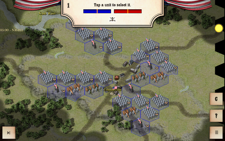 #1. Civil War: Bull Run 1861 (Android) By: Hunted Cow Games