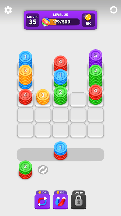 #1. Coin Stack (Android) By: electra.gs