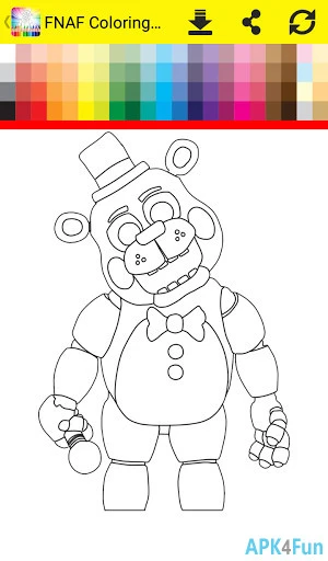 Coloring Book Five Nights Screenshot Image