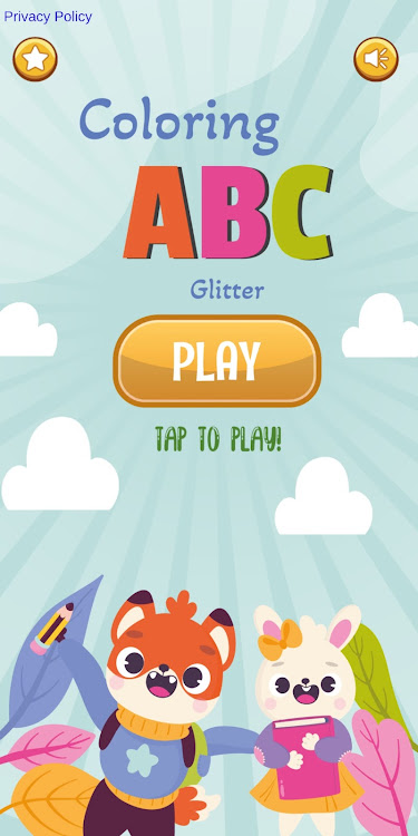 #1. Coloring Glitter Alphabets ABC (Android) By: Maya iMobile Inc.