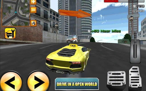 Crazy Driver Taxi Duty 3D Screenshot Image