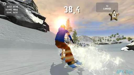 Crazy Snowboard Screenshot Image