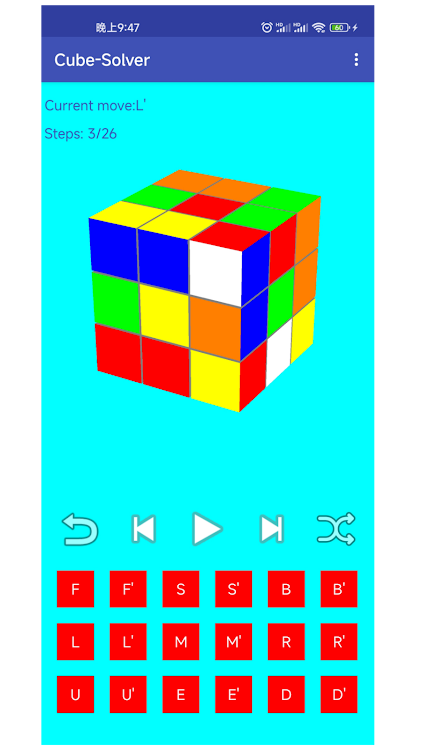 #1. Cube-Solver (Android) By: cat315