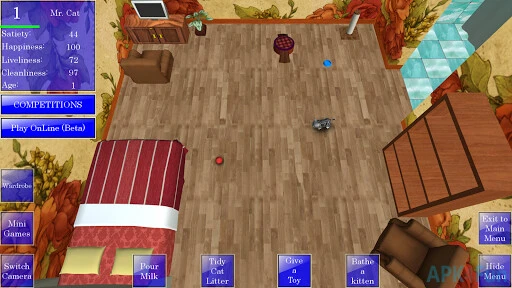 Cute Pocket Cat 3D Screenshot Image