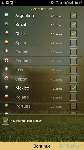 Cyberfoot Soccer Manager Screenshot Image