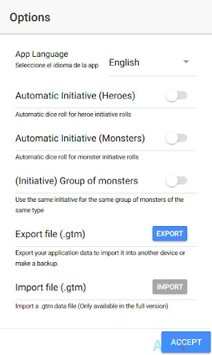 D&D Tool - Initiative Tracker Screenshot Image