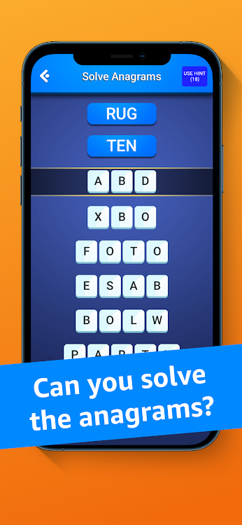 #1. Daily Anagram Challenge (Android) By: Poptacular