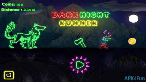 Dark Night Runner Screenshot Image