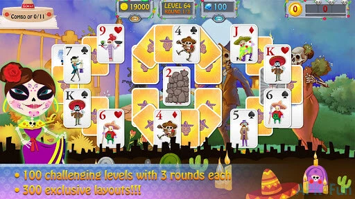 Day of the Dead Solitaire Screenshot Image