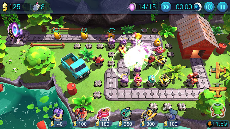 #1. Defenchick: tower defense (Android) By: GiftBox Games