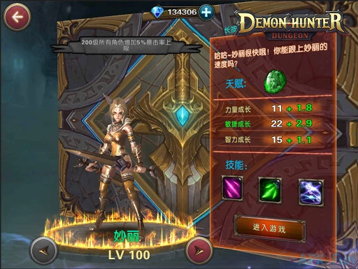 Demon Hunter: Dungeon Screenshot Image