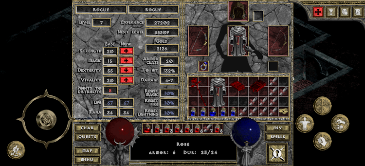 #3. DevilutionX - Diablo 1 port (Android) By: Diasurgical