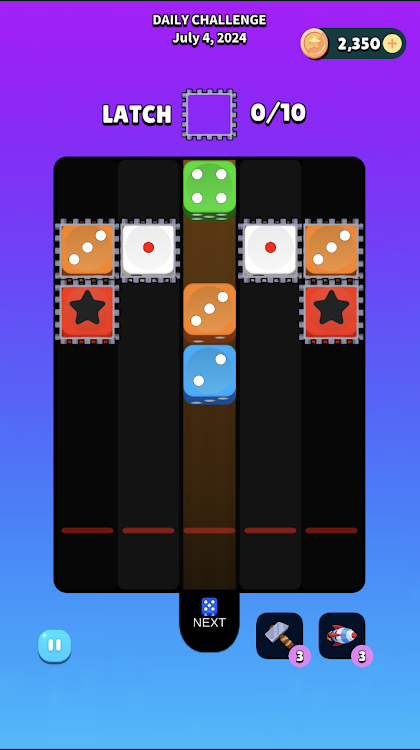 #1. Dice Shot : Merge Puzzle (Android) By: BORNSTAR SOFT