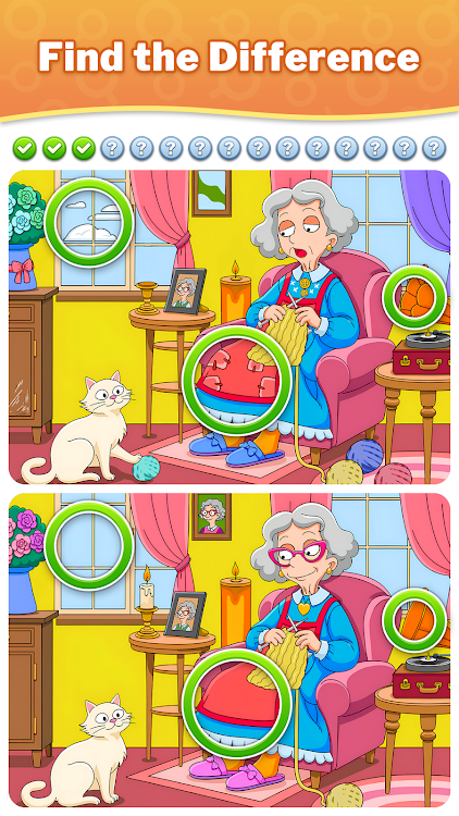 #1. Differences - Find & Spot It (Android) By: Guru Puzzle Game