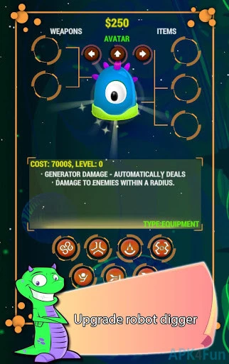 Digger Battle for Mars & Gems Screenshot Image