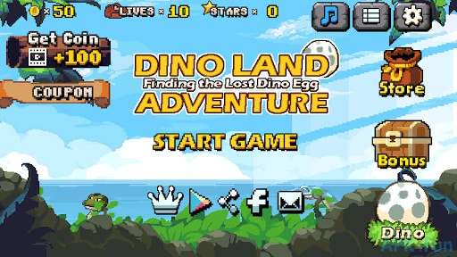 Dino Land Adventure Screenshot Image