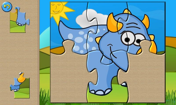 #1. Dino Puzzle Kids Dinosaur Game (Android) By: Tiltan Games