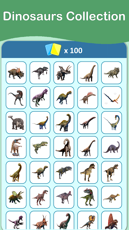 #1. Dino World : Cards Games PRO (Android) By: AppStar Studio