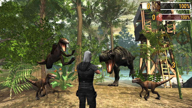 #1. Dinosaur Assassin: Evolution-U (Android) By: JurassicApps