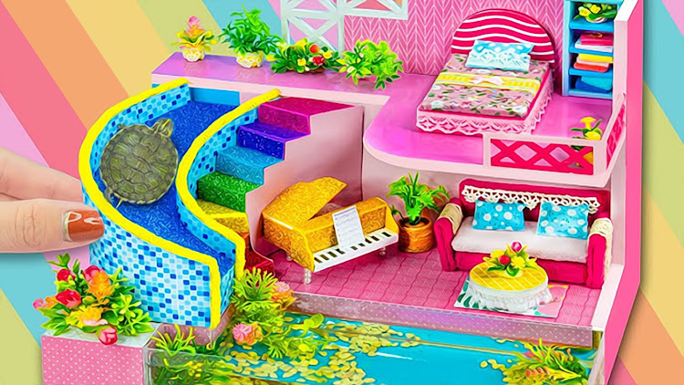 #1. Doll House Design: Home Design (Android) By: Phone Games Studio