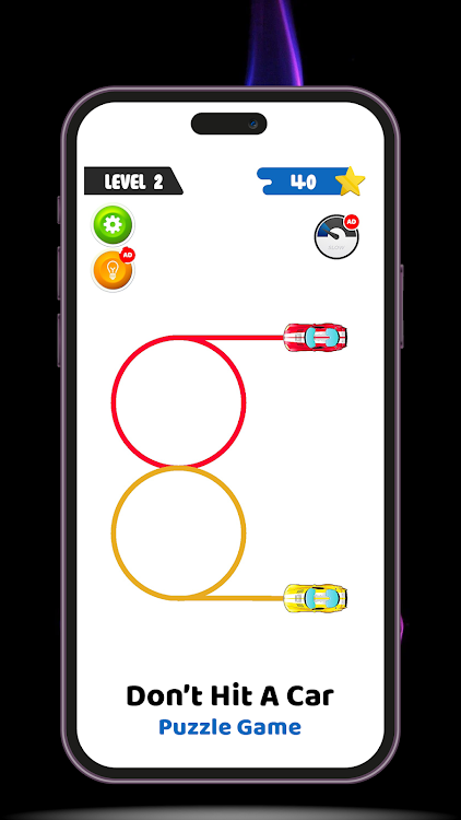 #1. Don't Hit A Car - Puzzle Game (Android) By: teswesm