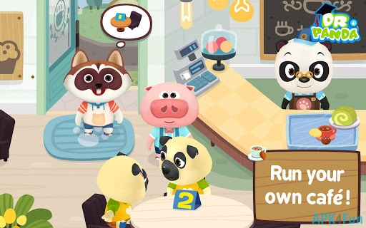 Dr. Panda Café Freemium Screenshot Image