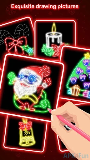 Draw Glow Christmas 2021 Screenshot Image