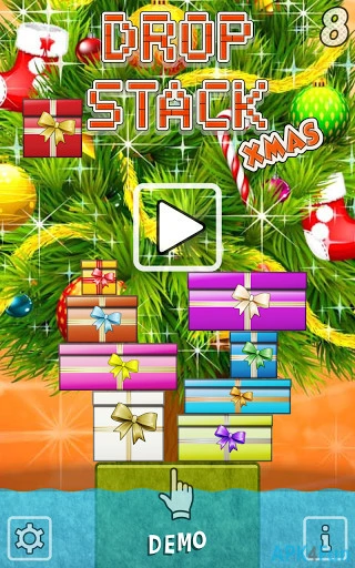 Drop Stack Christmas Screenshot Image