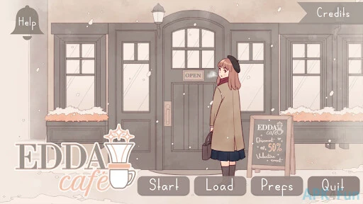 EDDA Cafe Visual Novel Screenshot Image