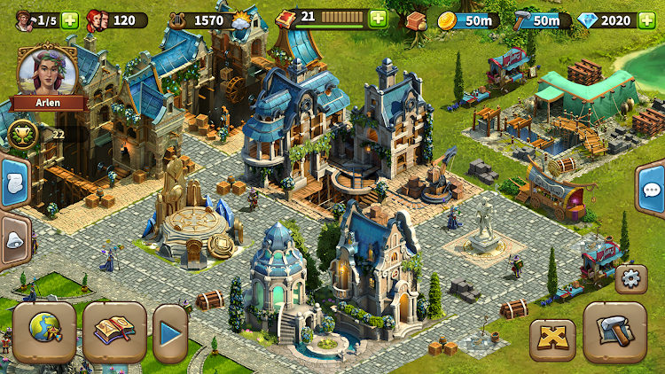 #6. Elvenar - Fantasy Kingdom (Android) By: InnoGames GmbH